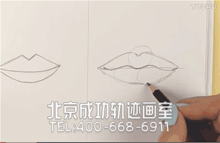 素描入門(mén)：唇部素描的畫(huà)法步驟視頻教程