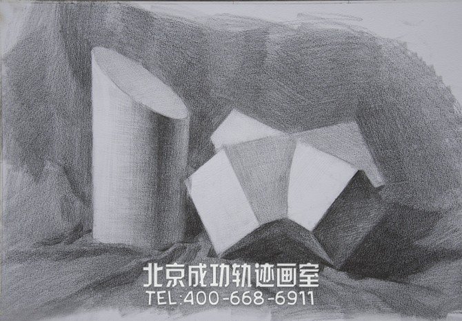 素描幾何體畫(huà)法步驟